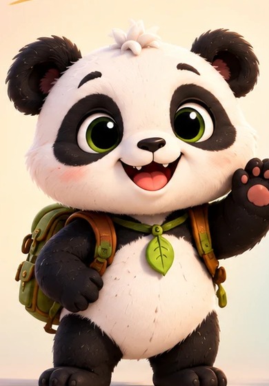 Pebble the panda